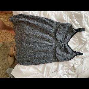 Maternity tank-with clips for breastfeeding